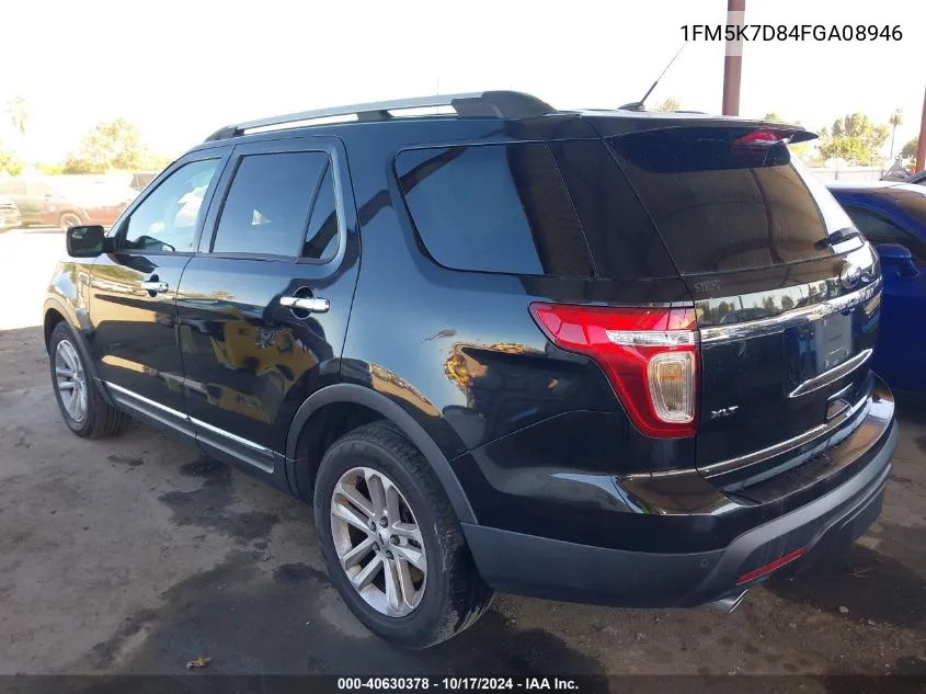 1FM5K7D84FGA08946 2015 Ford Explorer Xlt