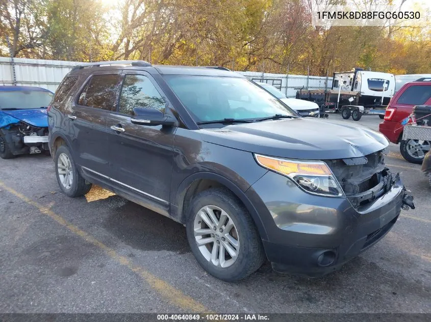 2015 Ford Explorer Xlt VIN: 1FM5K8D88FGC60530 Lot: 40640849