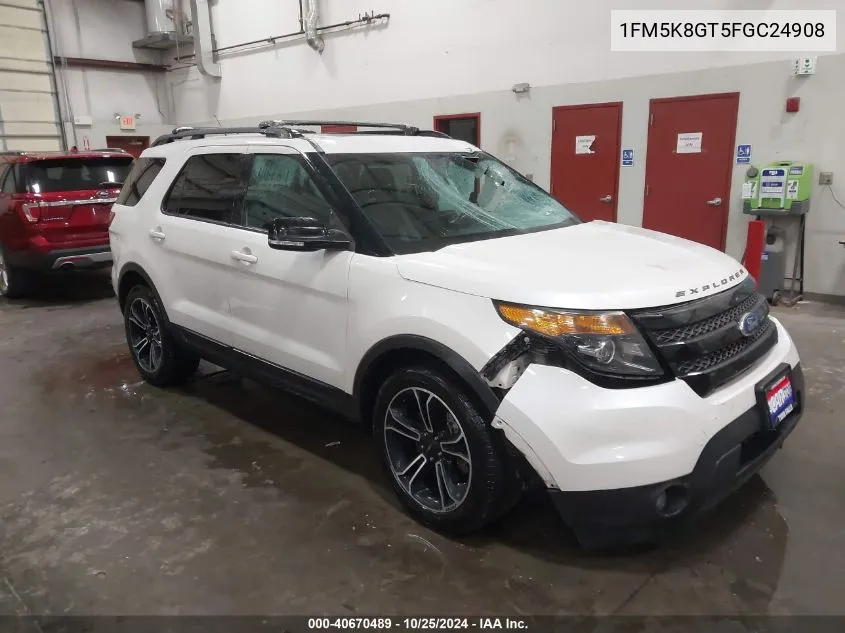 1FM5K8GT5FGC24908 2015 Ford Explorer Sport