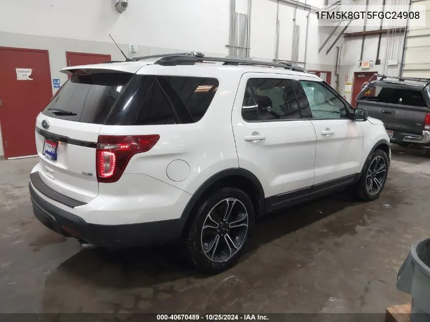 1FM5K8GT5FGC24908 2015 Ford Explorer Sport