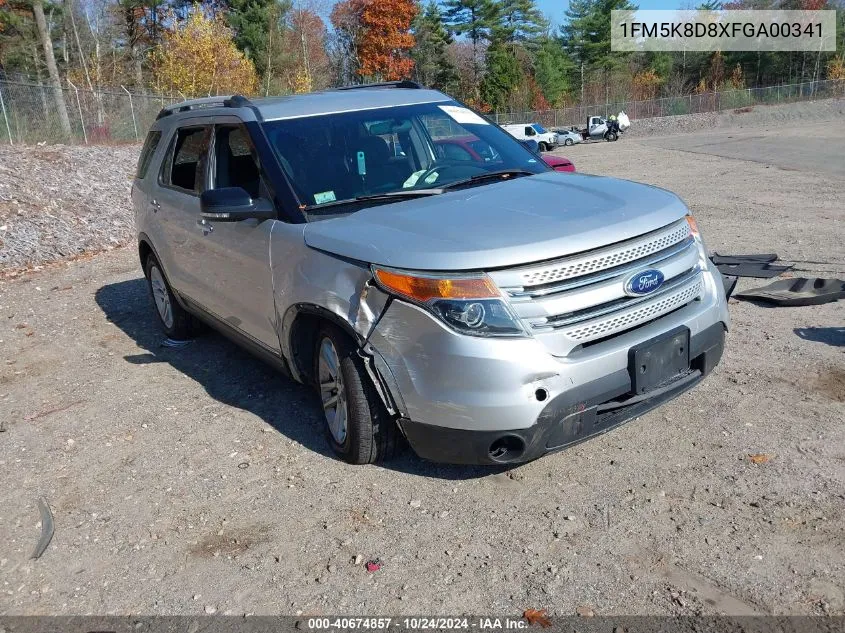 2015 Ford Explorer Xlt VIN: 1FM5K8D8XFGA00341 Lot: 40674857