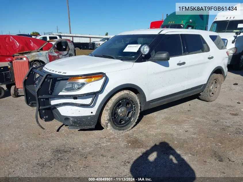 1FM5K8AT9FGB61434 2015 Ford Utility Police Interceptor