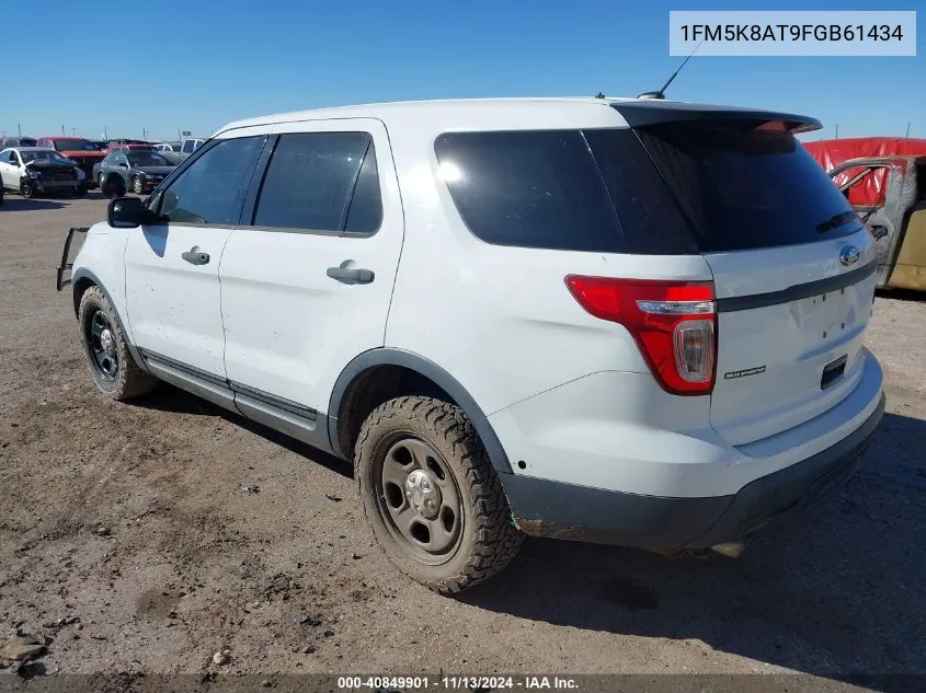 1FM5K8AT9FGB61434 2015 Ford Utility Police Interceptor