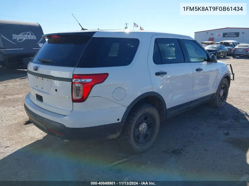 1FM5K8AT9FGB61434 2015 Ford Utility Police Interceptor