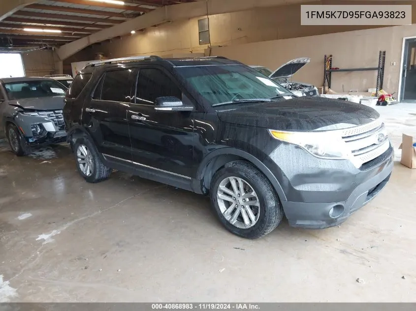 2015 Ford Explorer Xlt VIN: 1FM5K7D95FGA93823 Lot: 40868983