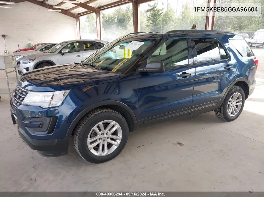 1FM5K8B86GGA96604 2016 Ford Explorer