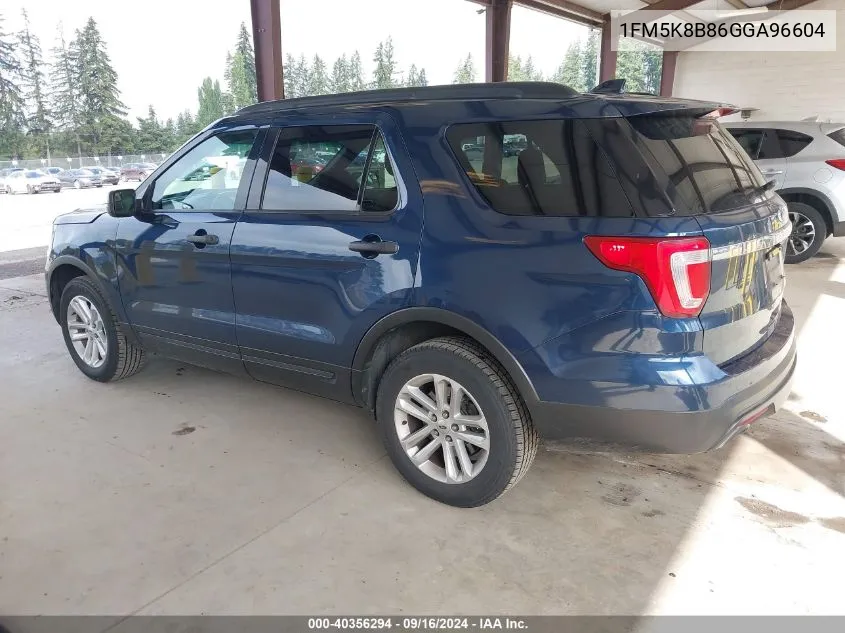 1FM5K8B86GGA96604 2016 Ford Explorer