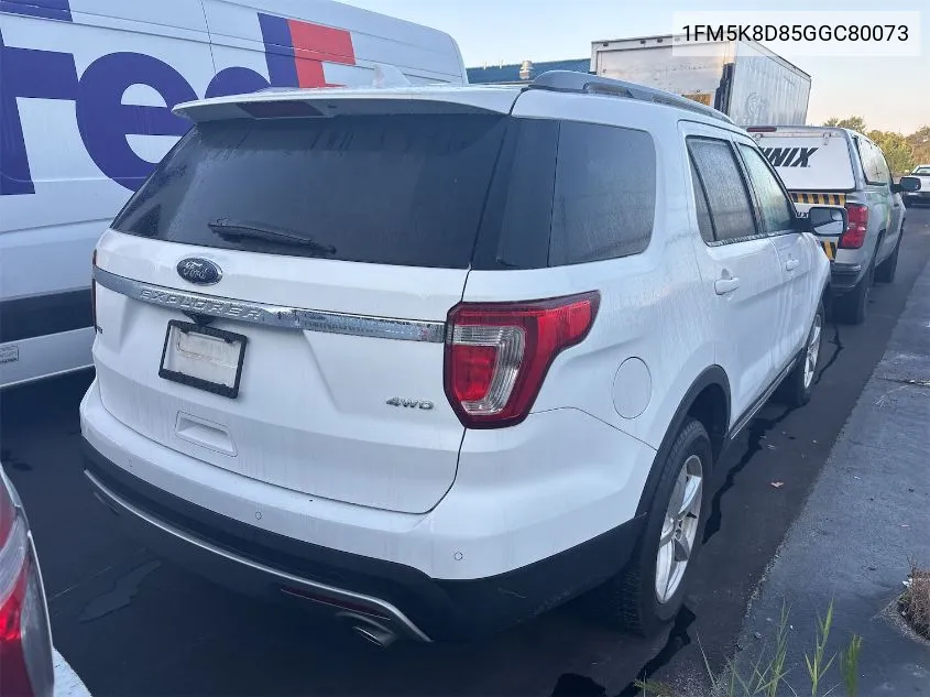 2016 Ford Explorer Xlt VIN: 1FM5K8D85GGC80073 Lot: 40594163