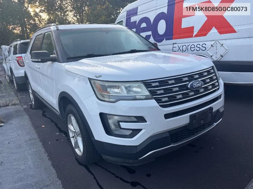 2016 Ford Explorer Xlt VIN: 1FM5K8D85GGC80073 Lot: 40594163