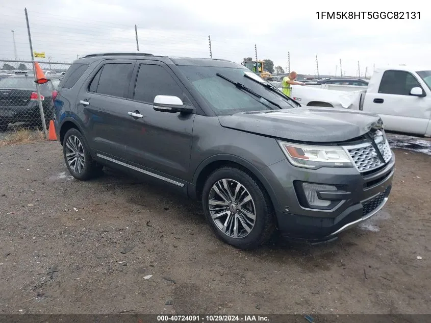 1FM5K8HT5GGC82131 2016 Ford Explorer Platinum