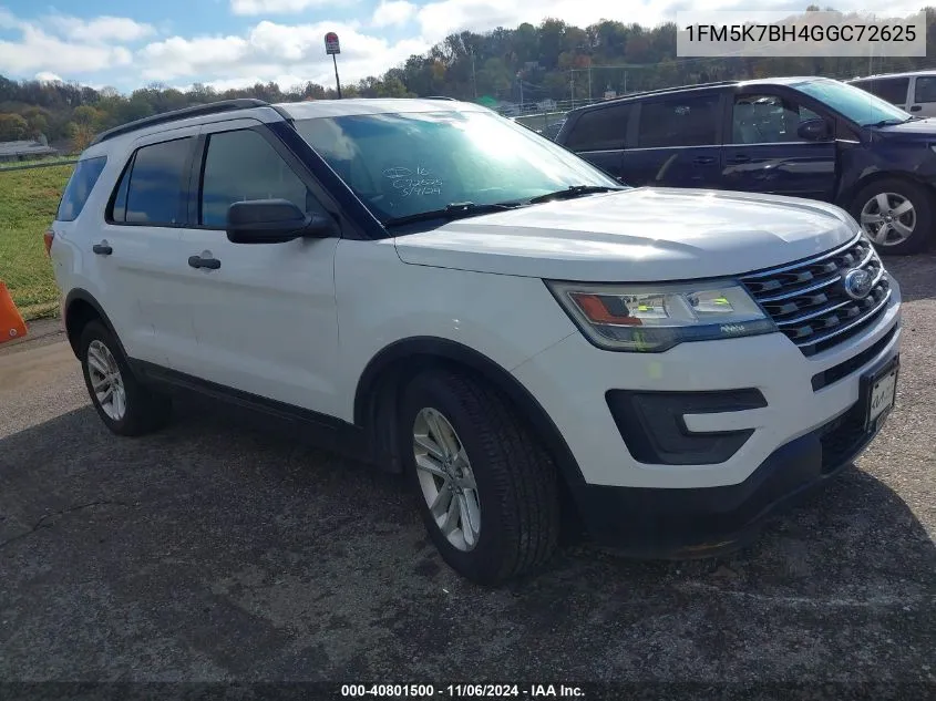 1FM5K7BH4GGC72625 2016 Ford Explorer