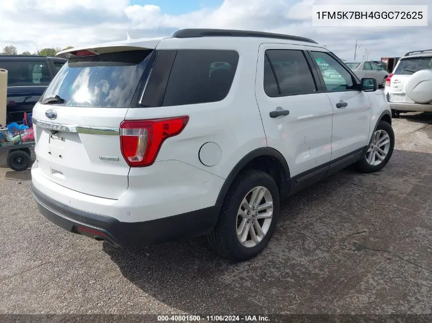 1FM5K7BH4GGC72625 2016 Ford Explorer