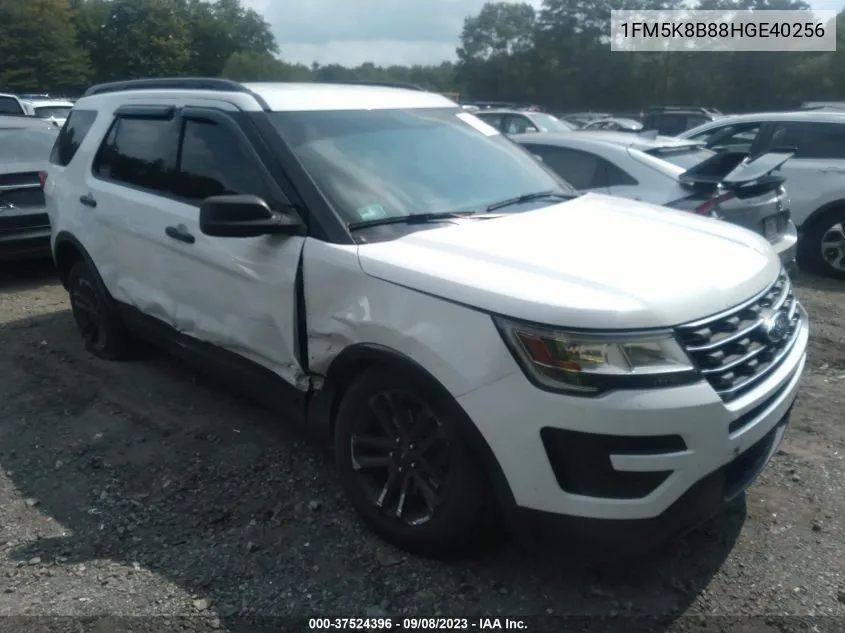 1FM5K8B88HGE40256 2017 Ford Explorer