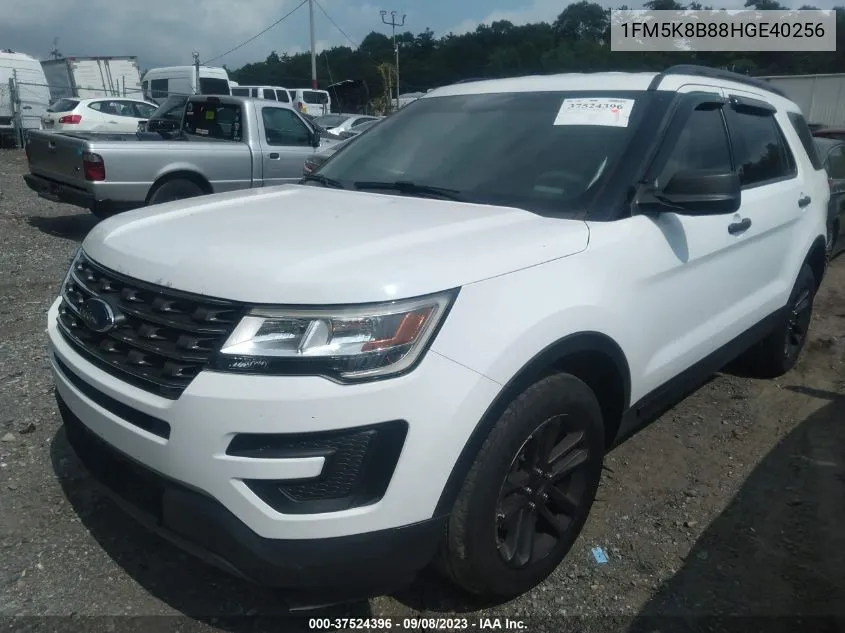 1FM5K8B88HGE40256 2017 Ford Explorer