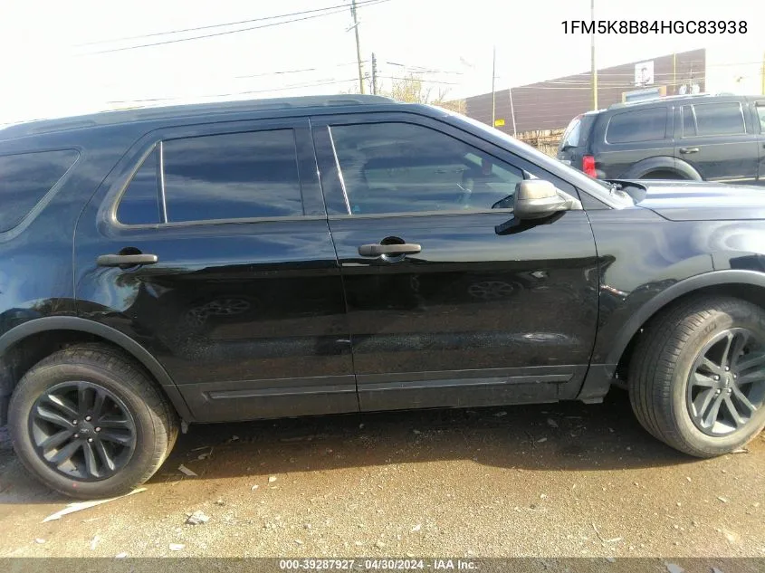 1FM5K8B84HGC83938 2017 Ford Explorer