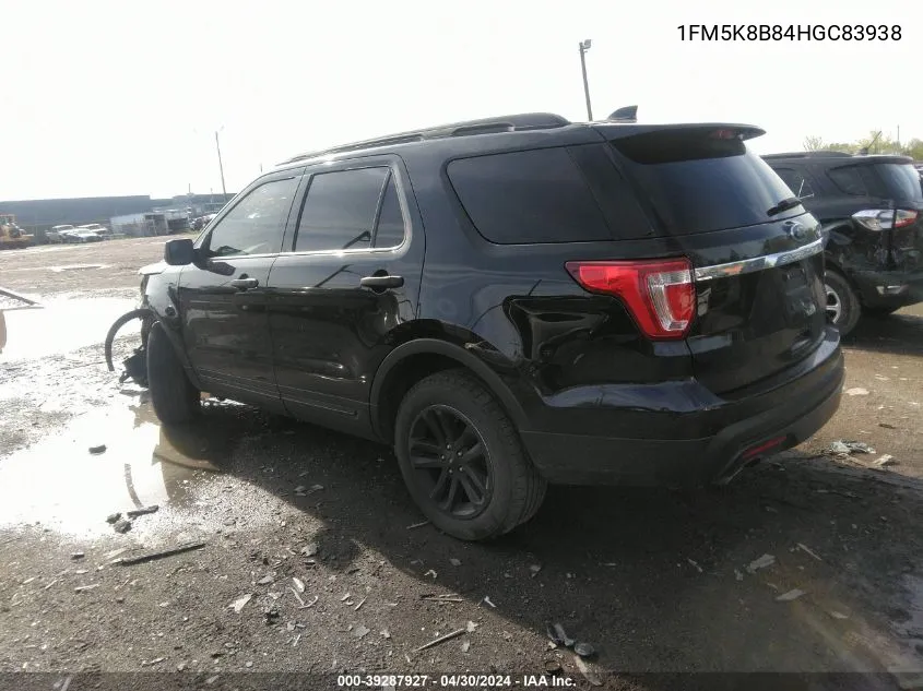 1FM5K8B84HGC83938 2017 Ford Explorer