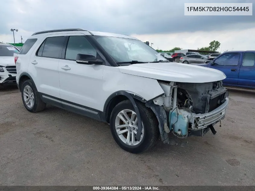 1FM5K7D82HGC54445 2017 Ford Explorer Xlt