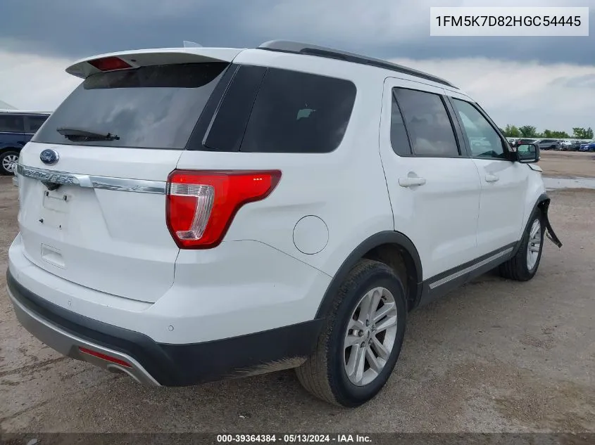 1FM5K7D82HGC54445 2017 Ford Explorer Xlt