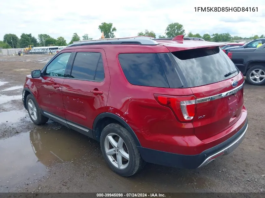 1FM5K8D85HGD84161 2017 Ford Explorer Xlt