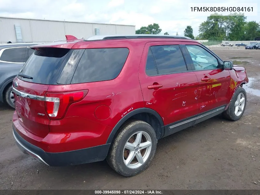 1FM5K8D85HGD84161 2017 Ford Explorer Xlt