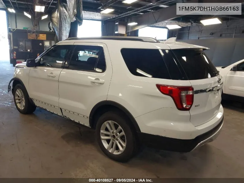 1FM5K7DH1HGB66163 2017 Ford Explorer Xlt Fwd Xlt