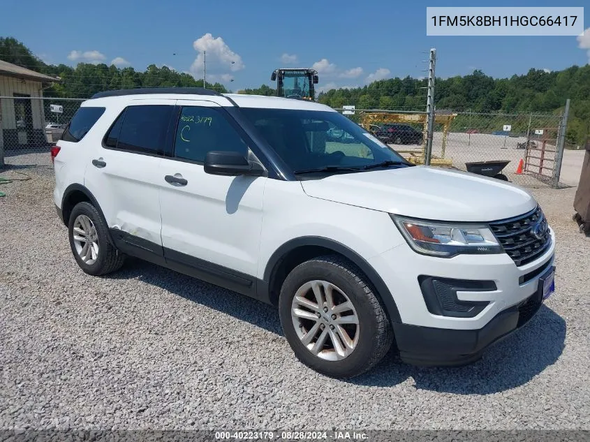 2017 Ford Explorer VIN: 1FM5K8BH1HGC66417 Lot: 40223179