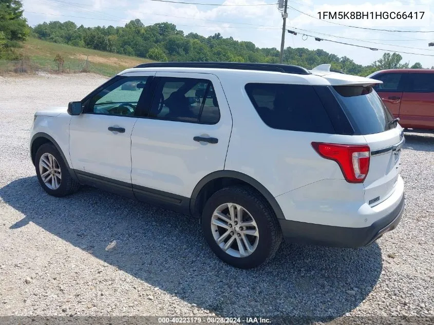 2017 Ford Explorer VIN: 1FM5K8BH1HGC66417 Lot: 40223179