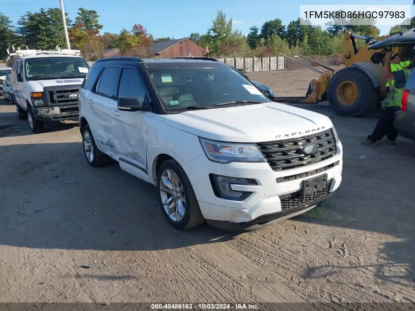 2017 Ford Explorer Xlt VIN: 1FM5K8D86HGC97983 Lot: 40486163