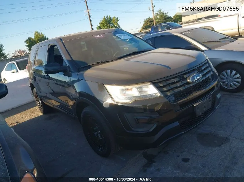 2017 Ford Utility Police Interceptor VIN: 1FM5K8ARXHGD07685 Lot: 40514308