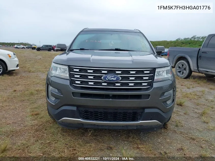 2017 Ford Explorer Limited VIN: 1FM5K7FH3HGA01776 Lot: 40532221