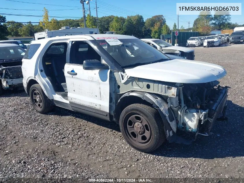 2017 Ford Explorer Police Interceptor VIN: 1FM5K8AR6HGD66703 Lot: 40562244