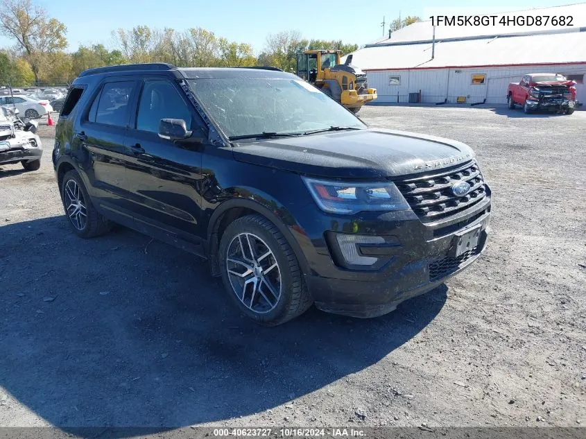 2017 Ford Explorer Sport VIN: 1FM5K8GT4HGD87682 Lot: 40623727