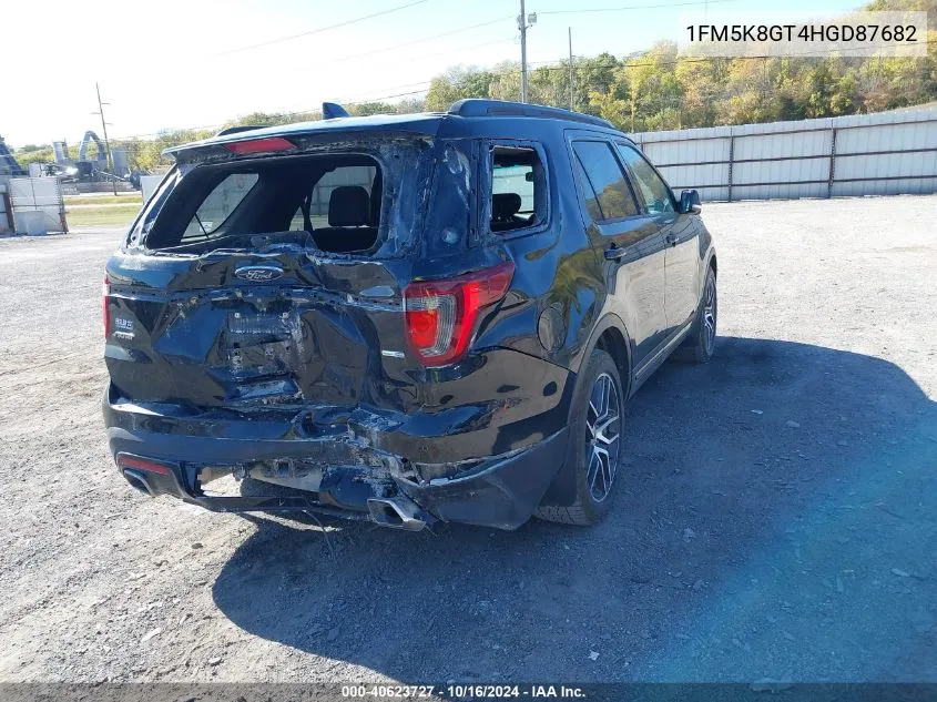 2017 Ford Explorer Sport VIN: 1FM5K8GT4HGD87682 Lot: 40623727