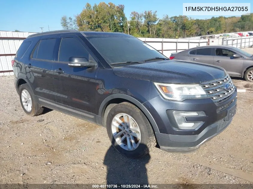 2017 Ford Explorer Xlt VIN: 1FM5K7DH5HGA27055 Lot: 40710736