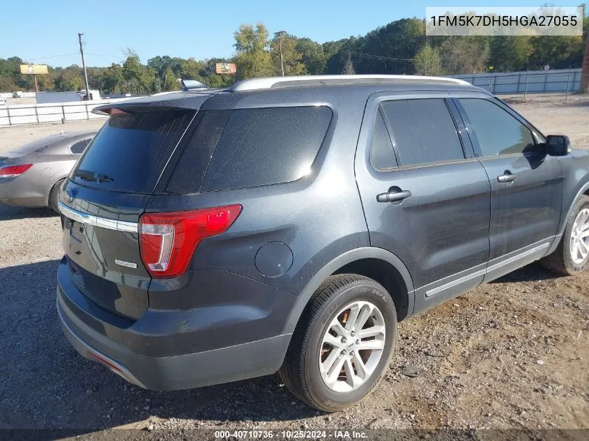 2017 Ford Explorer Xlt VIN: 1FM5K7DH5HGA27055 Lot: 40710736