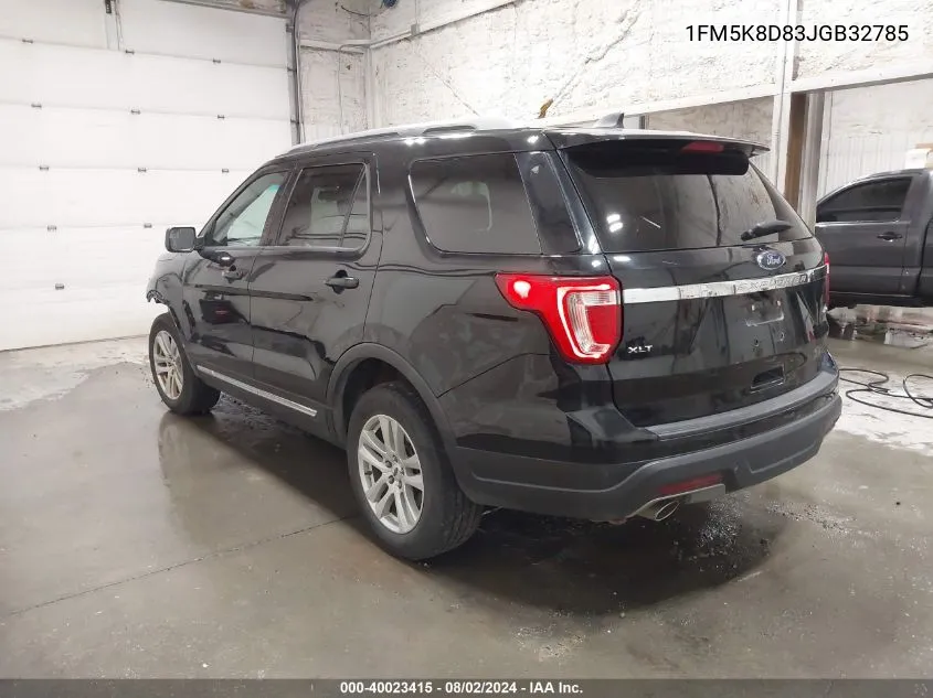 2018 Ford Explorer Xlt VIN: 1FM5K8D83JGB32785 Lot: 40023415