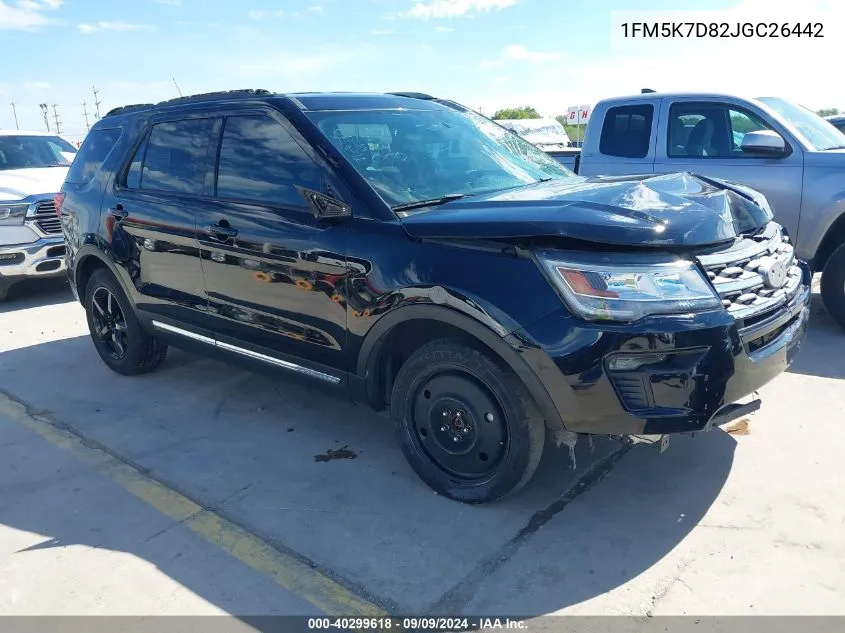 2018 Ford Explorer Xlt VIN: 1FM5K7D82JGC26442 Lot: 40299618