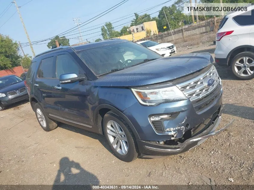 1FM5K8F82JGB66908 2018 Ford Explorer Limited