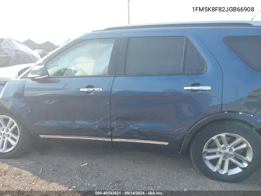 1FM5K8F82JGB66908 2018 Ford Explorer Limited