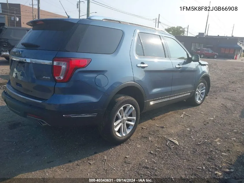 2018 Ford Explorer Limited VIN: 1FM5K8F82JGB66908 Lot: 40343631