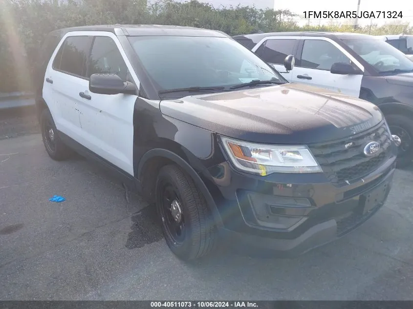 2018 Ford Explorer Police Interceptor VIN: 1FM5K8AR5JGA71324 Lot: 40511073