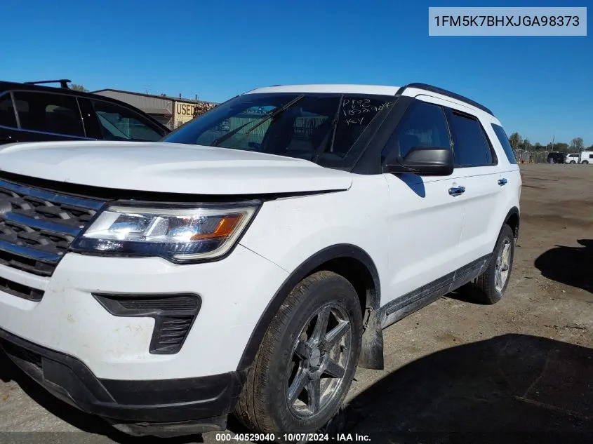 2018 Ford Explorer VIN: 1FM5K7BHXJGA98373 Lot: 40529040