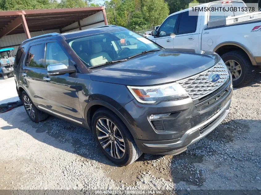 2018 Ford Explorer Platinum VIN: 1FM5K8HT6JGB15378 Lot: 40532373