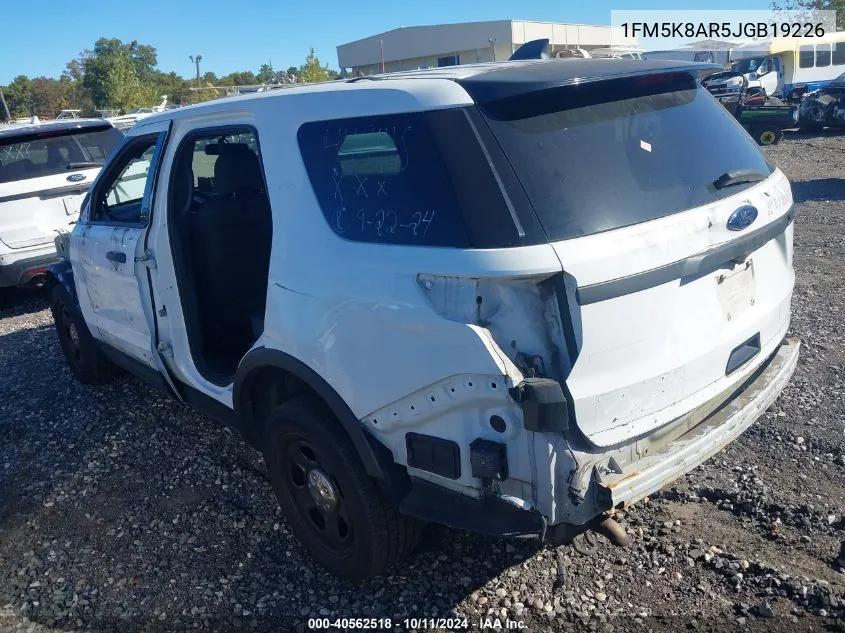 1FM5K8AR5JGB19226 2018 Ford Explorer Police Interceptor