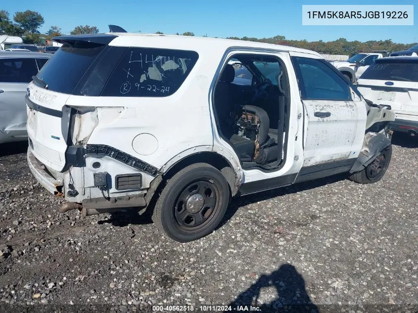 1FM5K8AR5JGB19226 2018 Ford Explorer Police Interceptor