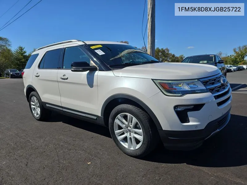 2018 Ford Explorer Xlt VIN: 1FM5K8D8XJGB25722 Lot: 40578344