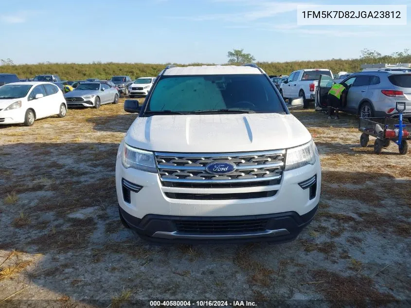 2018 Ford Explorer Xlt VIN: 1FM5K7D82JGA23812 Lot: 40580004