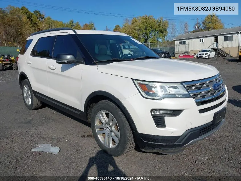 2018 Ford Explorer Xlt VIN: 1FM5K8D82JGB94050 Lot: 40595140