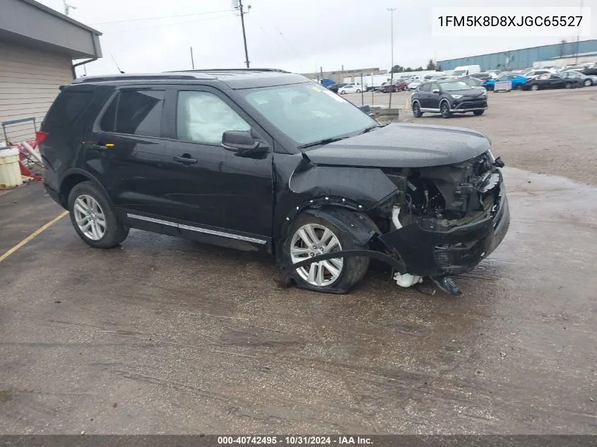 2018 Ford Explorer Xlt VIN: 1FM5K8D8XJGC65527 Lot: 40742495