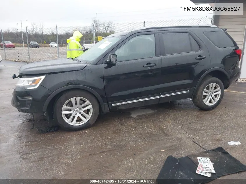 2018 Ford Explorer Xlt VIN: 1FM5K8D8XJGC65527 Lot: 40742495